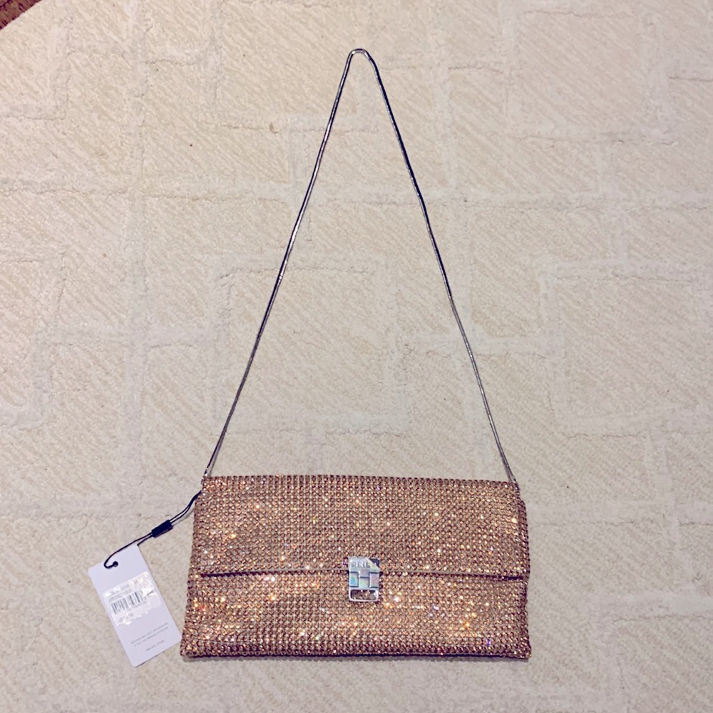 Reiss Albany Blush Clutch